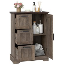 Floor Grey Cabinet Farmhouse