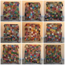 Indian Reversible Kantha Quilt