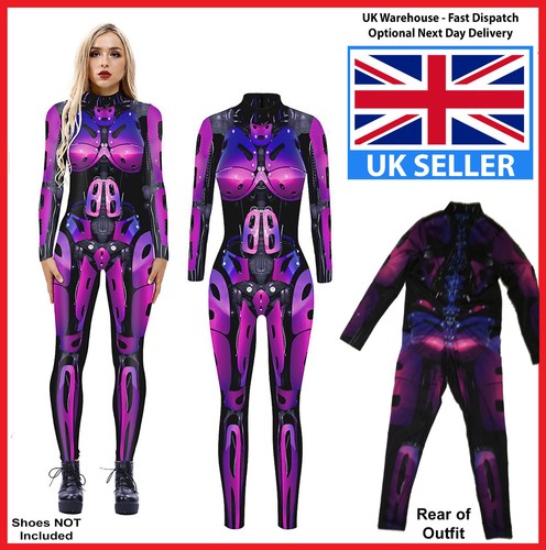 Robot punk jumpsuit catsuit - jumpsuit,