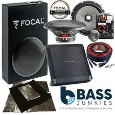 Focal 8" 250W Car Sub & 6.5"