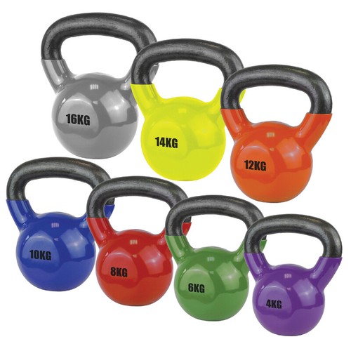 Kettlebell cast iron vinyl - kettlebell,
