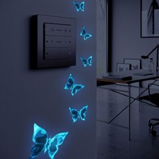 Luminous Butterfly Wall Sticker Glow In The Dark Butterfly Wall Art Decals Decor