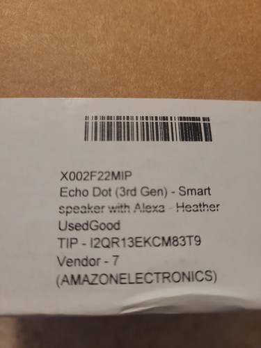 Amazon echo dot 3rd gen - echo, smart
