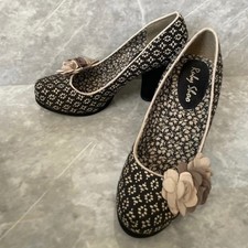 Ruby Shoo Black and Beige