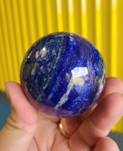 Lapis lazuli crystal sphere - lazuli,