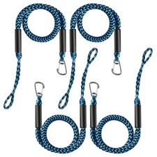 4 Pcs Boat Bungee Dock Lines