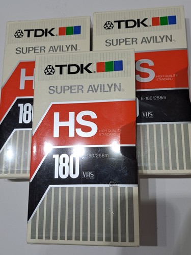 Tdk super avilyn vhs - x,