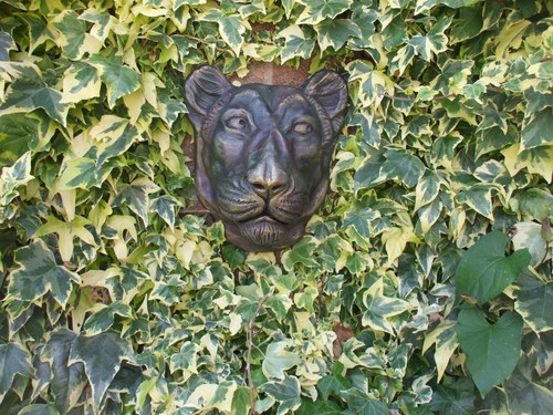 Big bronzed stone female - big,