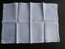 Vintage white tray cloth with