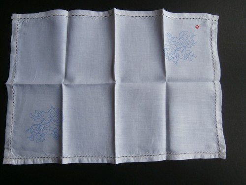 Vintage white tray - cloth, with