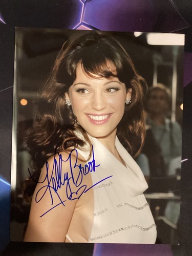 Kelly brook autographed 10 - autographed,