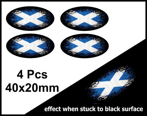 4pcs oval fade black - fade, &