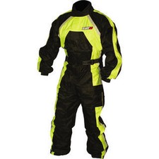 Tuzo Adult Waterproof One Piece Oversuit Motorcycle Motorbike Fluo Yellow T