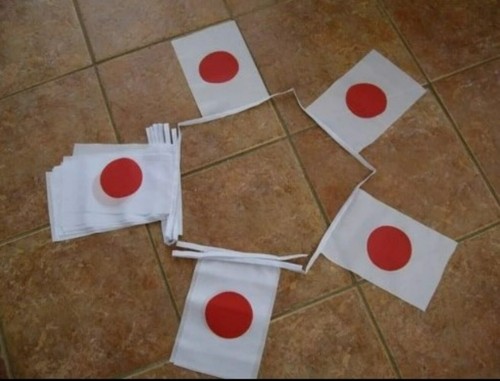 Japan metre flag bunting - metre,