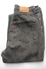 Levi's 901 women's jeans high waisted tapered W34 L32 mid grey denim LEVG971
