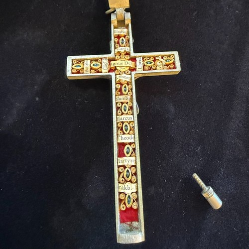 Large antique german reliquary - antique,