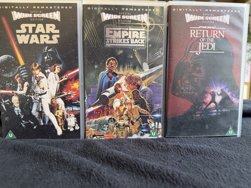 Star wars original trilogy vhs - wars,