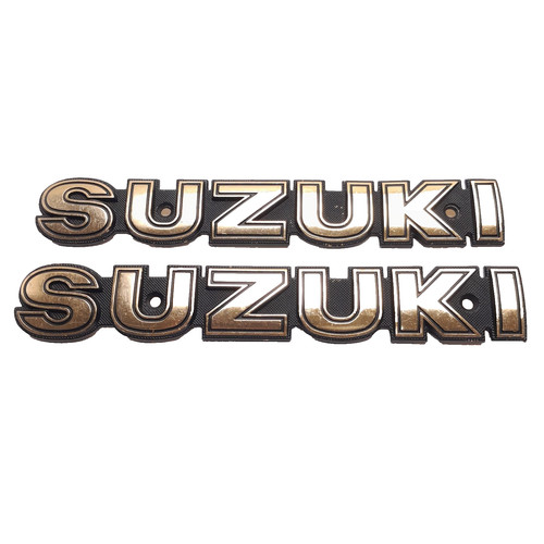 Genuine fuel gas tank emblem - gas,