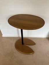 Ekornes Stressless Ellipse Table Good Condition Walnut Finish