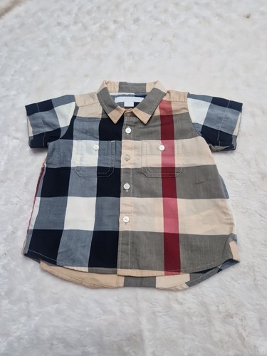 Burberry baby shirt months - baby,