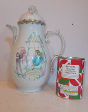 Furstenberg Porcelain Painted Gilded Coffee Pot THE MAGIC FLUTE PAMINA & TAMINO