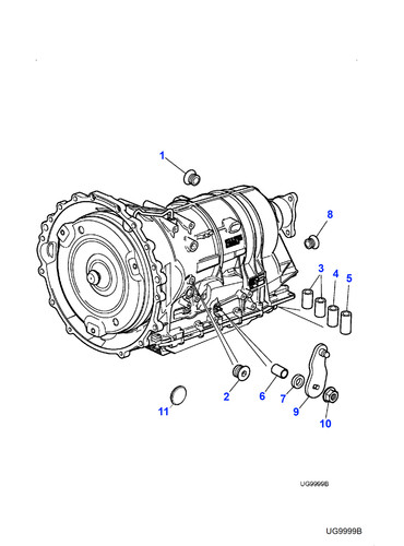 Jaguar oil filler - filler, plug