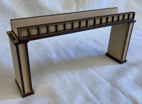 Railway girder bridge model - railway,