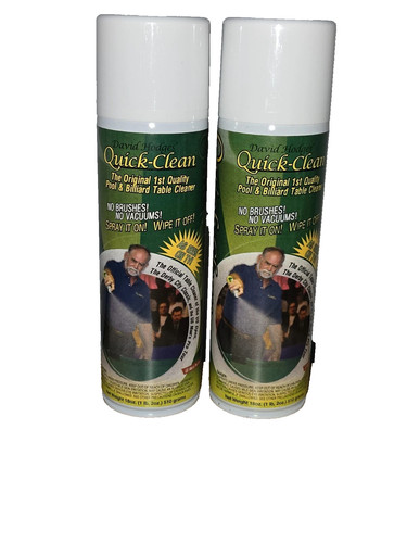 Quick clean pool table felt - pool,