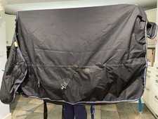 Shires Highlander Original Turnout Rug Medium Weight 200g 6ft 9in Horse Black