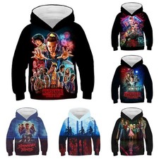 Kids Stranger&Things 3D Hooded