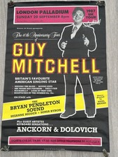 Guy Mitchell 1987 London Palladium 40th Anniversary Concert Tour Poster Signed