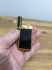 colibri molectric 88 lighter, GoldPlated,/Black RARE COLOUR Working