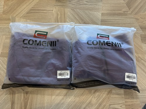 Comenii scrubs set - scrubs, purple