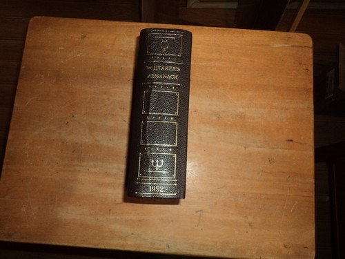 Whitakers almanac 1952 - almanac,