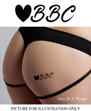 Love BBC Temporary Tattoo