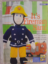 Knitting pattern to make a Fireman Sam soft toy