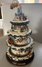 HAWTHORNE VILLAGE DISNEY CASTLE LIGHT UP CHRISTMAS TREE WITH MUSIC & MOTION WOW@