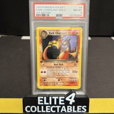 Team Rocket - Dark Charizard 4/82 Holo 1st Edition - PSA 8