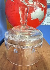 GLASS HAND PAINTED CLOUCH/DOME