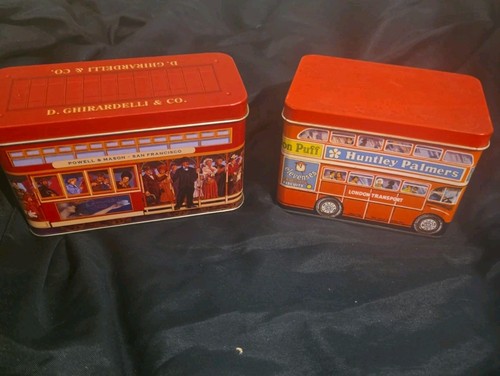 Vintage tins huntley palmers - vintage,