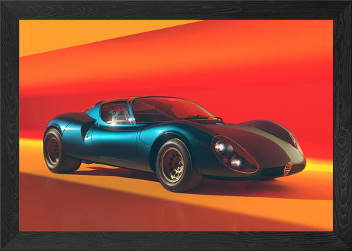 Alfa romeo stradale framed - stradale,