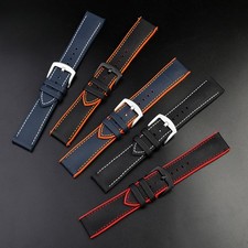 For Breitling High-quality Fluorocarbon Watch Strap 20 22mm Mens Waterproof Band