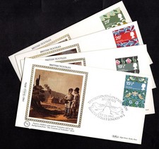 Benham silk first day cover - silk,