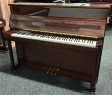 Bechstein Model 12 Upright Piano in Mahogany