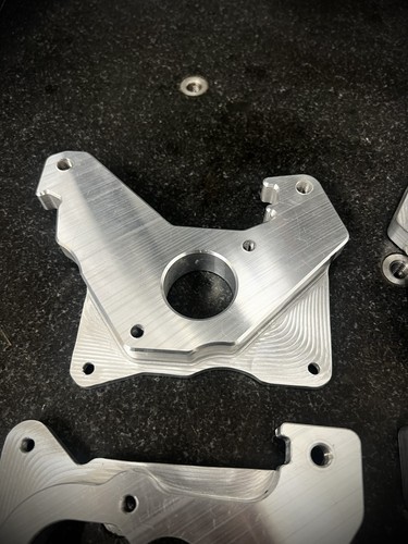 Billet carb flange - billet, for