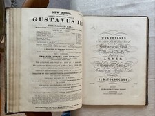 1840s Quadrilles Sheet Music Book - Weippert Herz Hart Schloesser Wilcox Zerbini