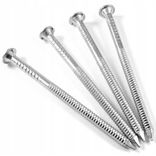 500g BAGS BRIGHT ANNULAR RING SHANK NAILS - 40mm 50mm 60mm 70mm 80mm 100mm DIYUK