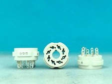 4 x  CERAMIC Octal 8 PIN Tube