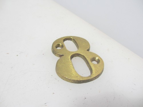 Vintage brass house - brass, number