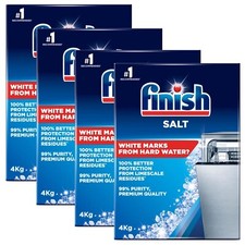 4 x Finish Dishwasher Salt 4kg